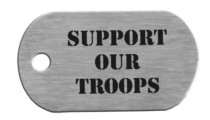 Customizable Stainless Steel Dog Tags with Chain