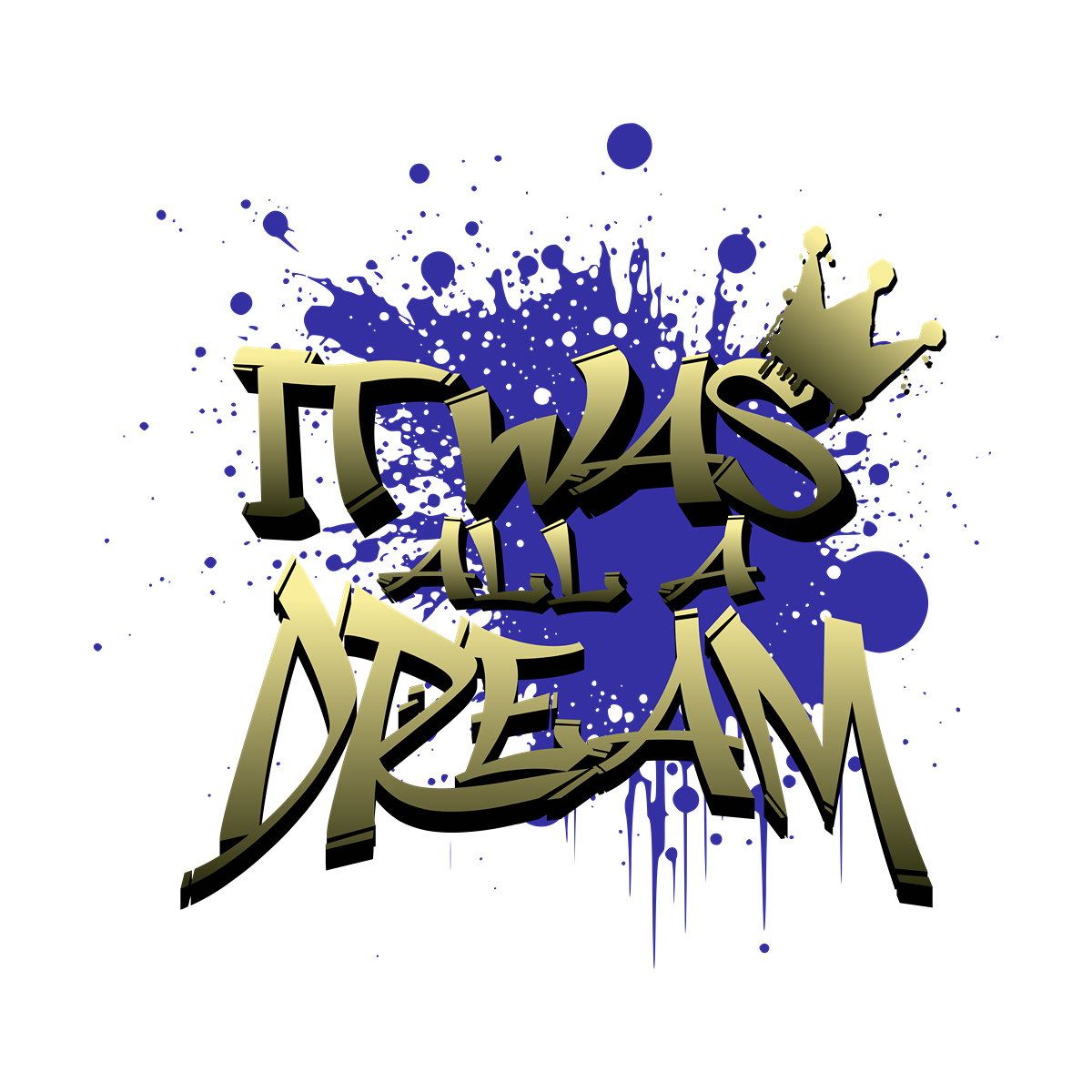 Custom 90s Rap Themed T-Shirt