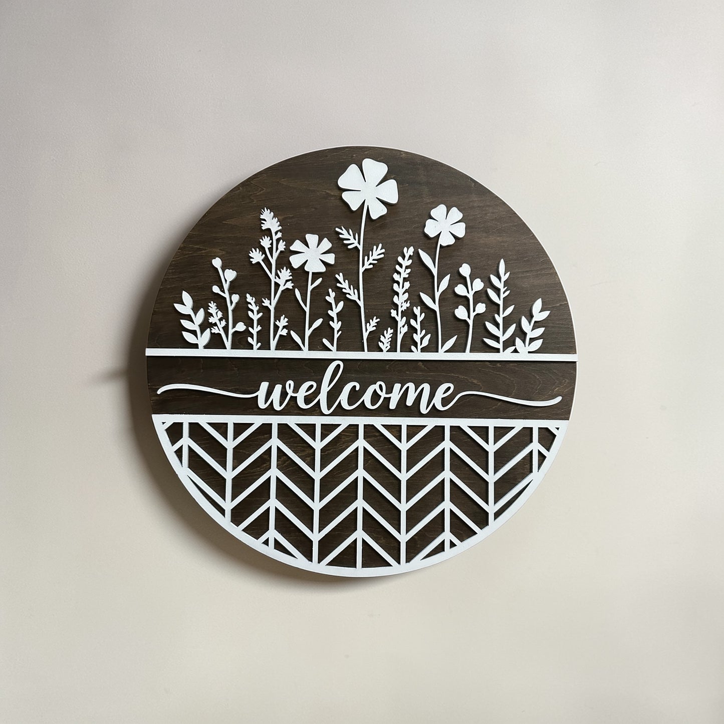 Wildflower Welcome Sign