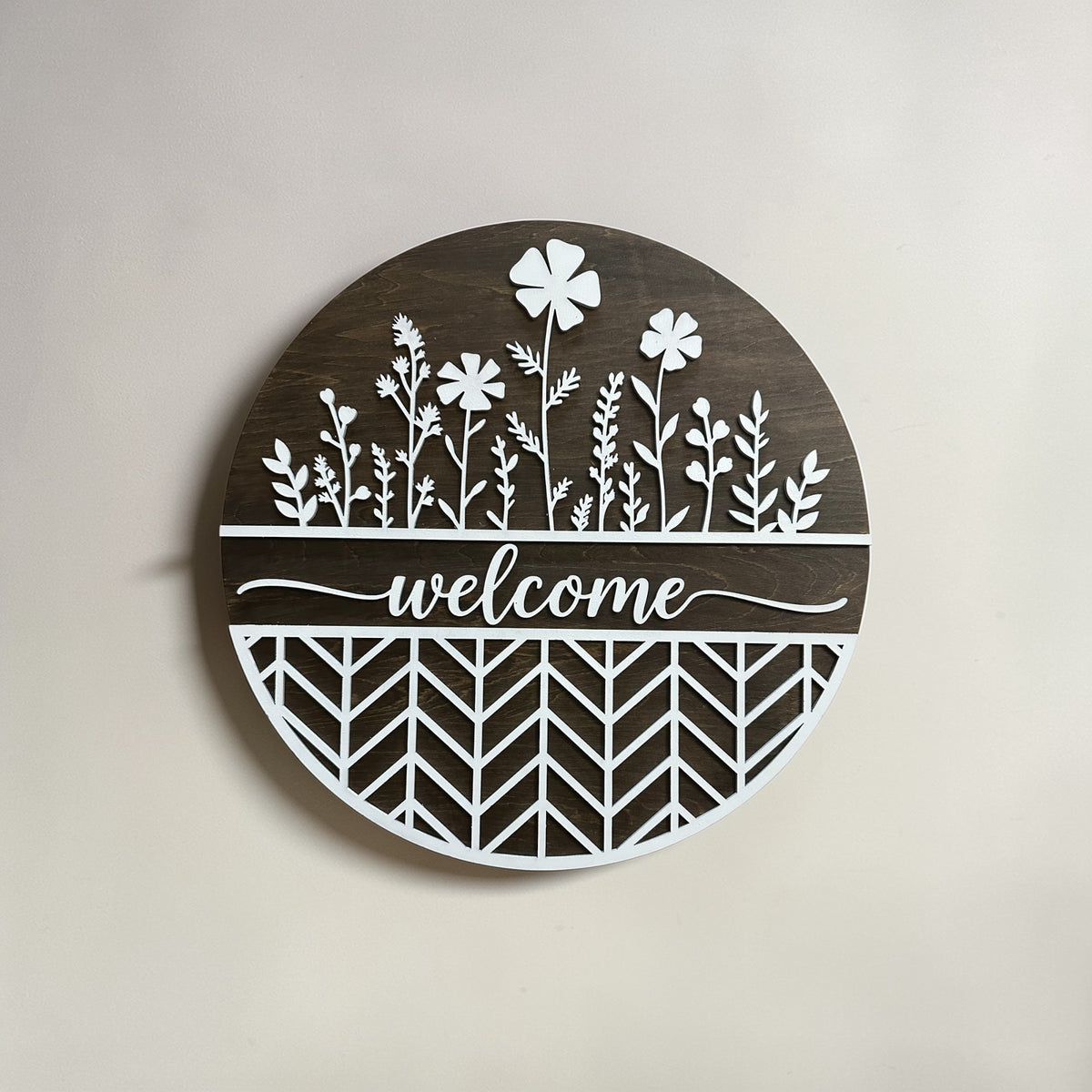 Wildflower Welcome Sign