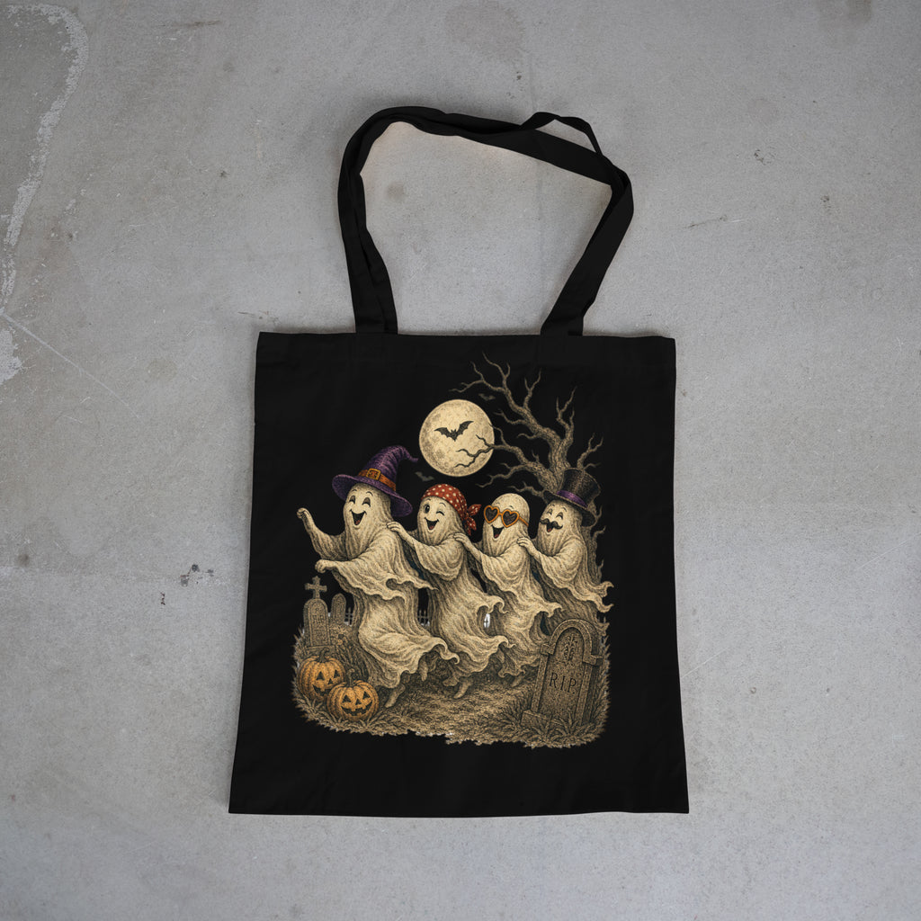 Ghosts Conga Line Tote Bag