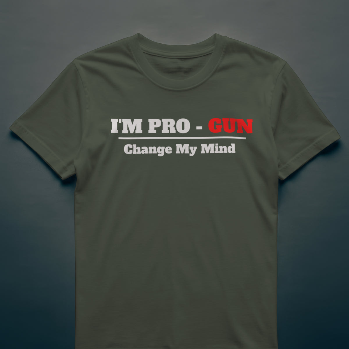 I'm Pro-Gun Change My Mind T-Shirt | 2nd Amendment Pro Gun Rights Tee