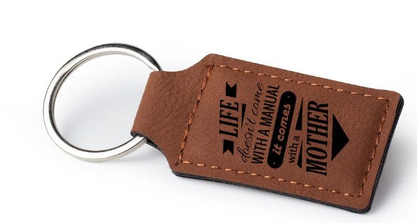 Customizable Chestnut Keyring (2.75" x 1.5")